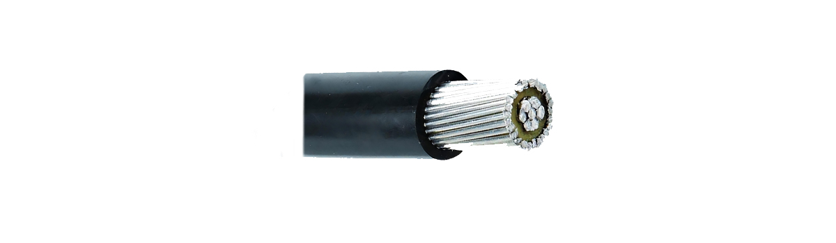 Single phase concentric aluminum cable